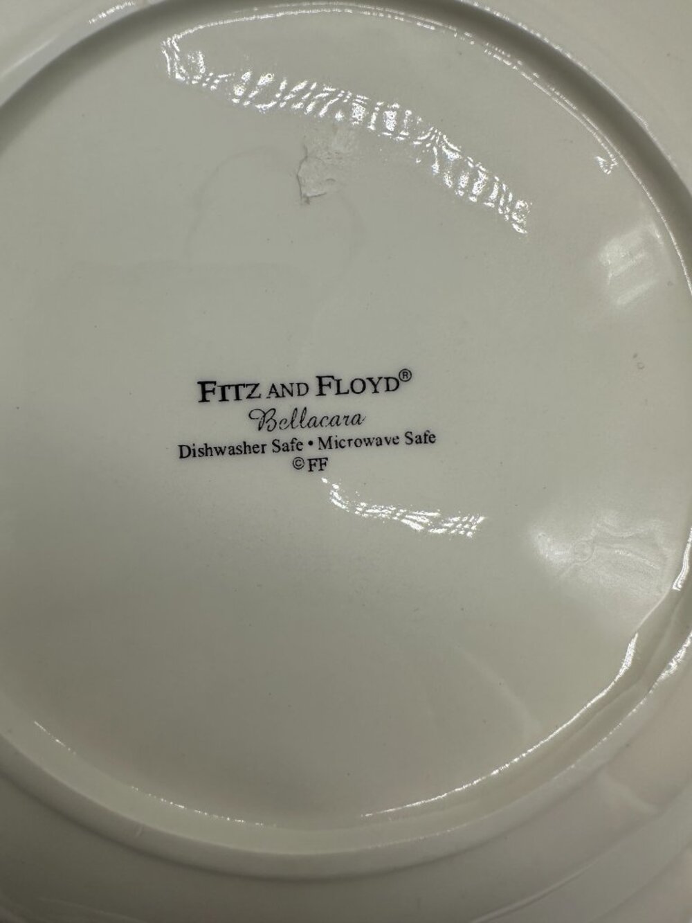 EUC Fitz and Floyd Bellacara Salad Plates Yellow Goldenrod 8 3/8" Set of 2 - Picture 4 of 4